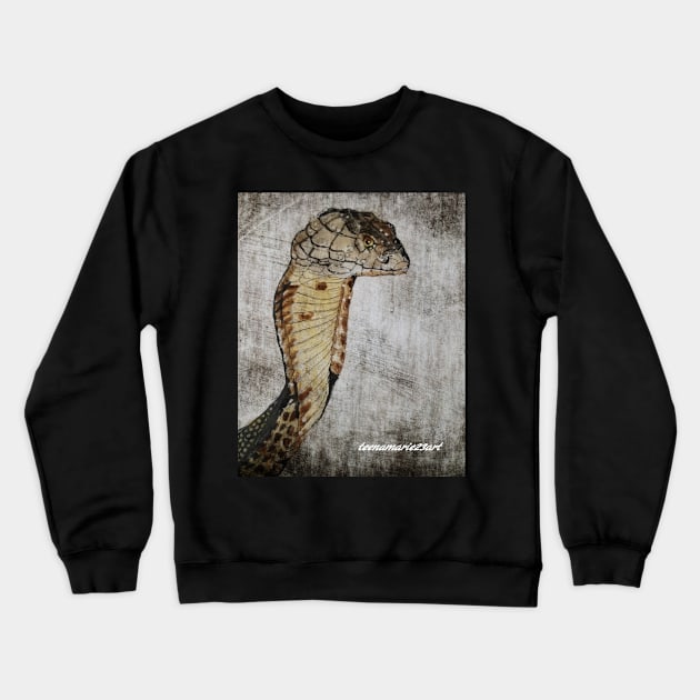 Snake Crewneck Sweatshirt by teenamarie23art